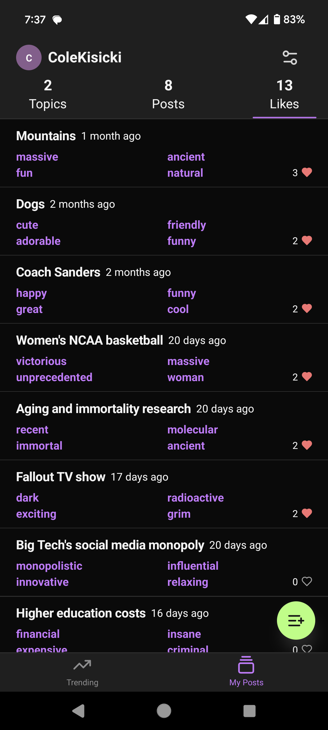 Create a post