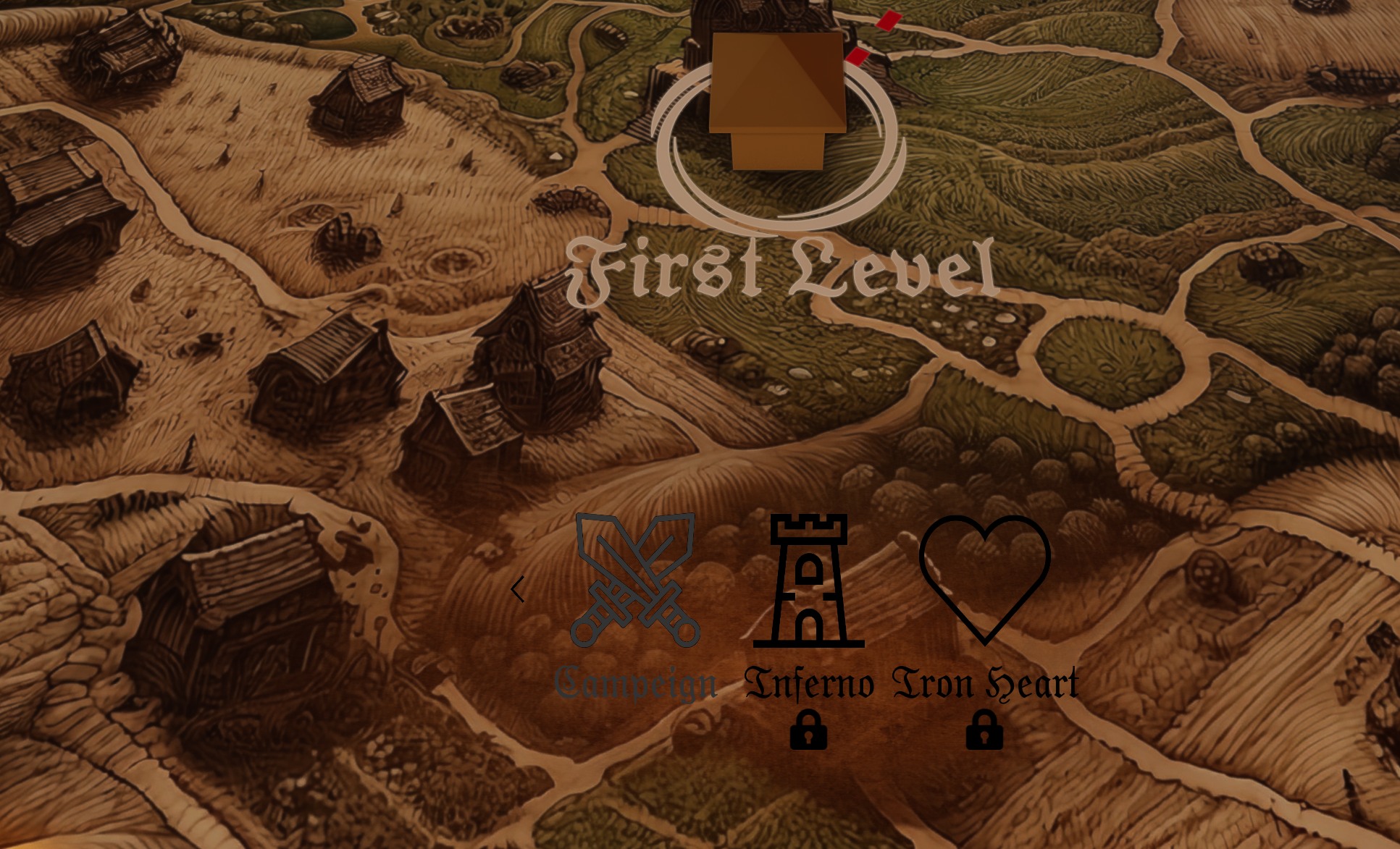 Level overview map